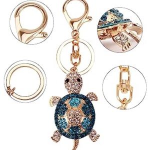 Blue Turtle Bag Charm